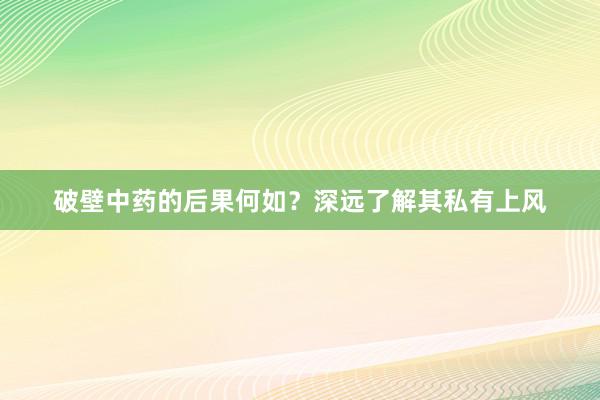 破壁中药的后果何如？深远了解其私有上风